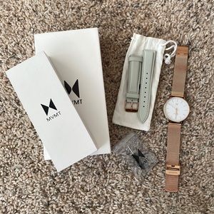 MVMT 38mm Boulevard Watch— Rose Gold